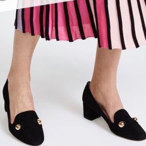 Kate Spade Middleton Suede Heeled Loafers